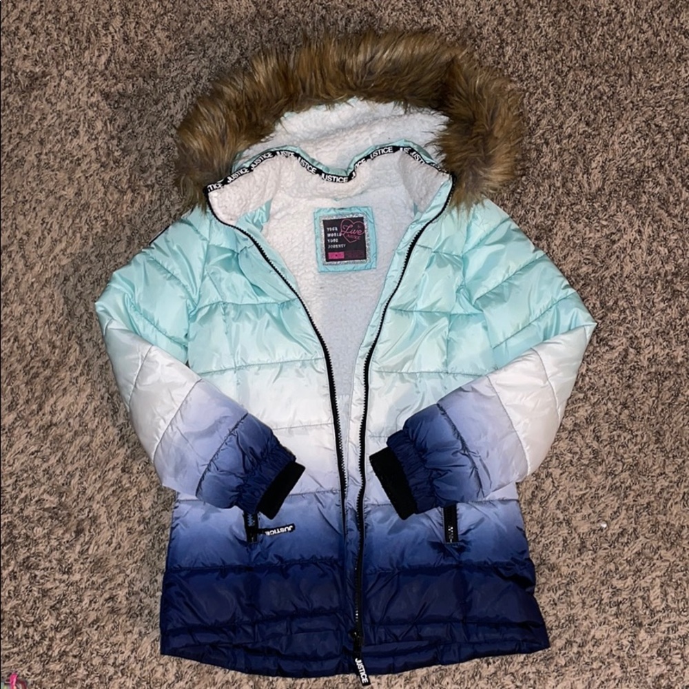 Girls Justice Brand Coat Excellent condition size8